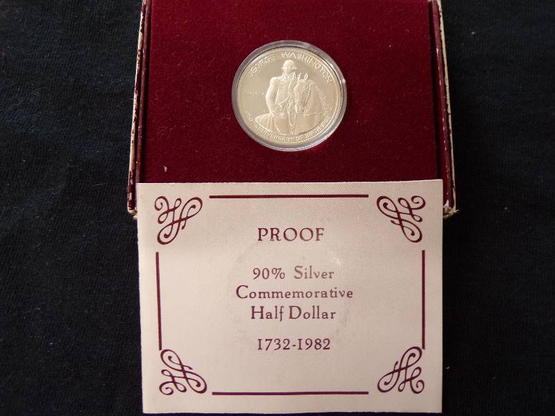 lot 3174 image: 90% Silver Commemorative Half Dollar Proof