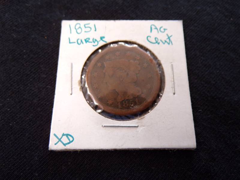lot 3183 image: 1851 Large Cent