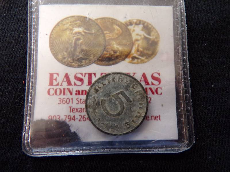 lot 3188 image: 1941 German 5 Pennig
