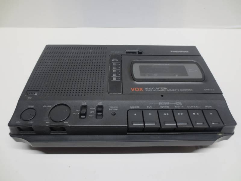 lot 1067 image: Vox voice activated cassette recorder