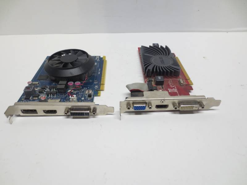 lot 1098 image: Lot of 2 video cards (More Details in Pictures)