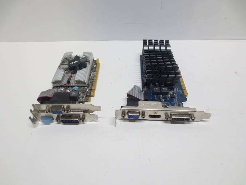 lot 1099 image: Lot of 2 video cards (More Details in Pictures)