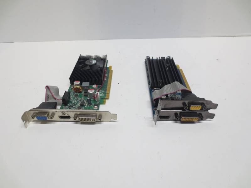 lot 1101 image: Lot of 2 video cards (More Details in Pictures)