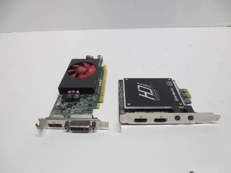 lot 1103 image: Lot of 2 video cards (More Details in Pictures)