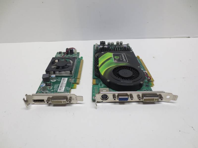 lot 1104 image: Lot of 2 video cards (More Details in Pictures)