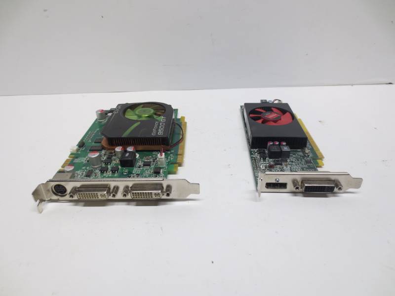 lot 1107 image: Lot of 2 video cards (More Details in Pictures)