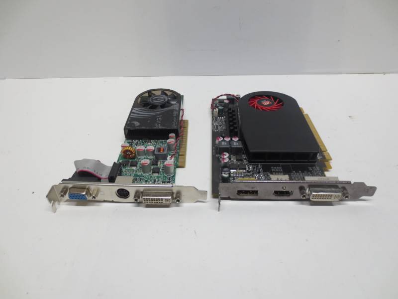 lot 1108 image: Lot of 2 video cards (More Details in Pictures)