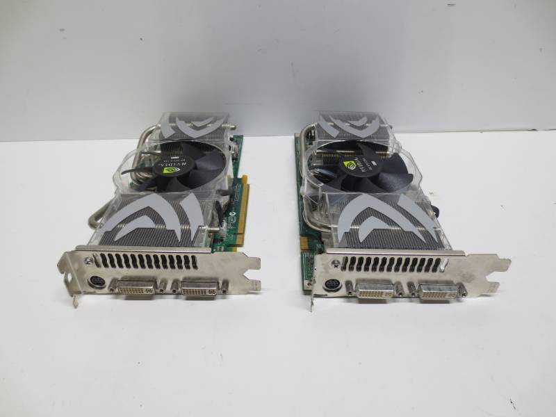 lot 1111 image: Lot of 2 video cards (More Details in Pictures)