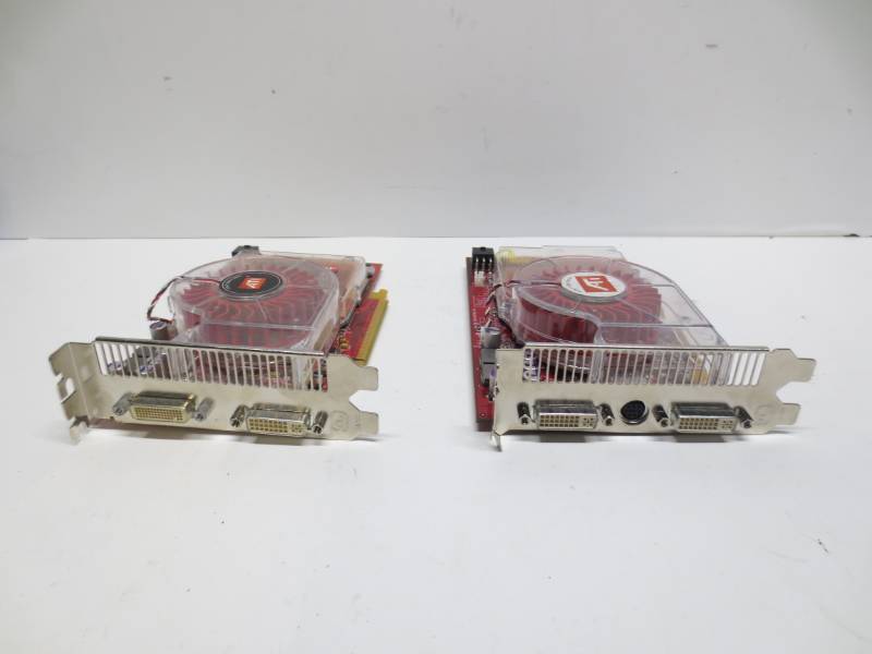 lot 1112 image: Lot of 2 video cards (More Details in Pictures)