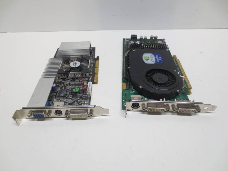lot 1114 image: Lot of 2 video cards (More Details in Pictures)