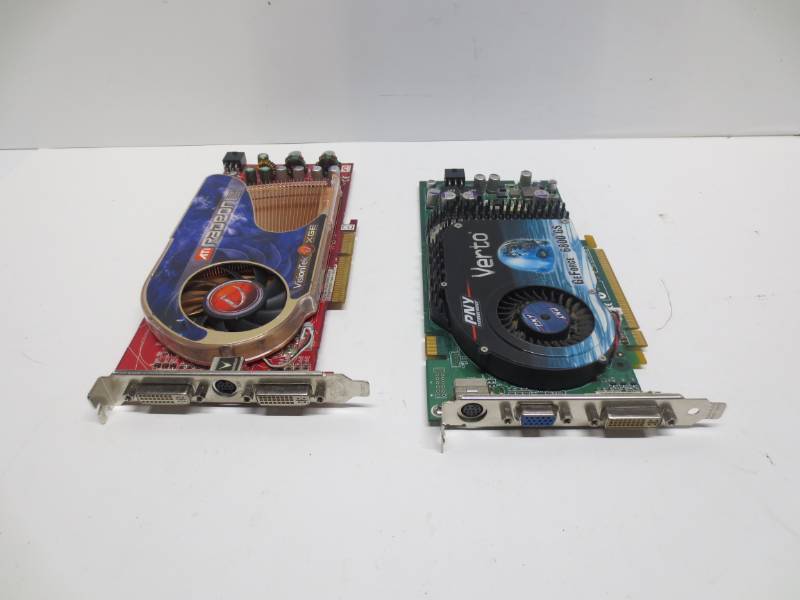 lot 1115 image: Lot of 2 video cards (More Details in Pictures)