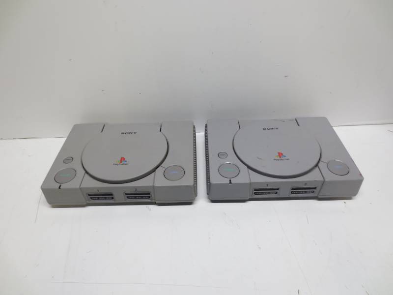 lot 1187 image: Lot of 2 playstation consoles