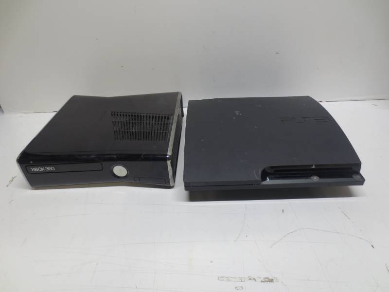 lot 1193 image: Lot of 2, xbox 360 and ps3 consoles