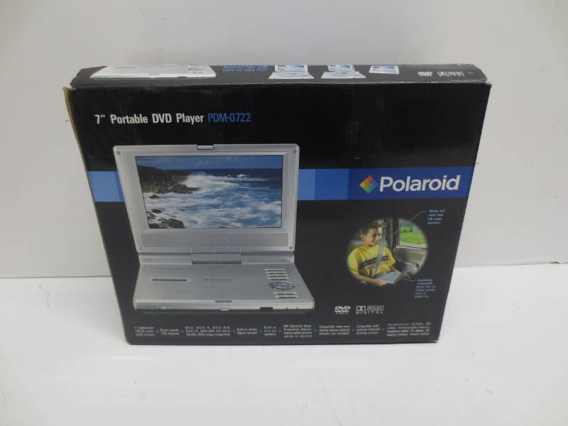 lot 1240 image: Polaroid 7 portable DVD player model PDM-0722