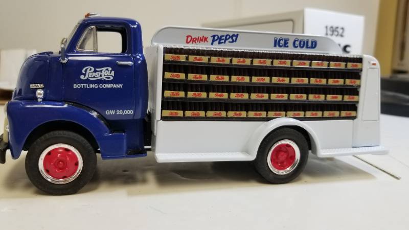 lot 3279 image: First Gear GMC Pepsi Truck, 134 scale,  new but not in box, See Pix