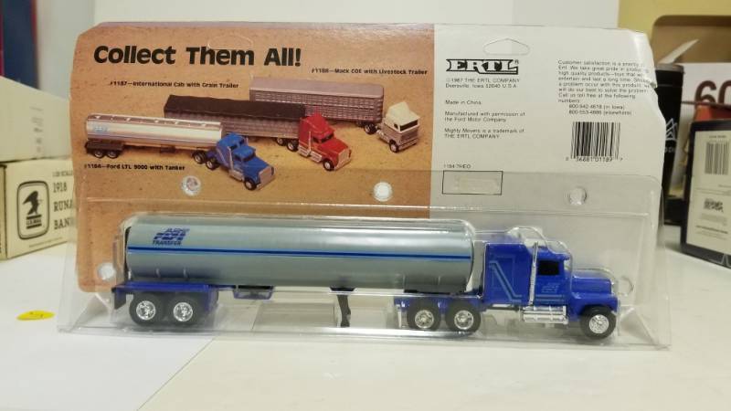 lot 1149 image: Ertl Mack Coe With Tanker In Package 1987 Vintage Farm 164