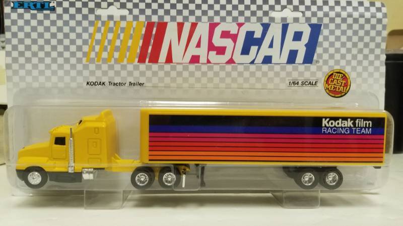 lot 1164 image: 1990 Ertl 164 Kenworth T600a Kodak Film Racing Team 2460