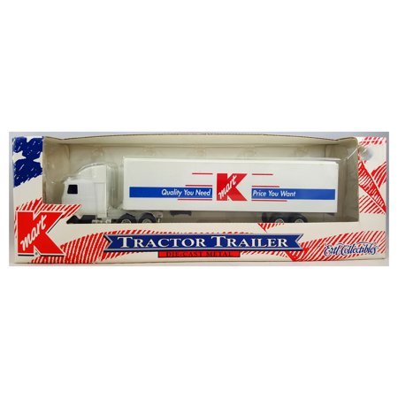 lot 1186 image: 1996 Ertl Kmart Mack Tractor Trailer Truck 164 Die Cast Metal Transporter