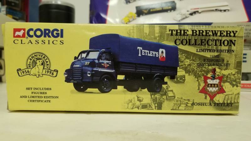 lot 1233 image: Corgi Classics 19702 - Bedford S Canvas Back, Joshua Tetley. (150) Diecast.