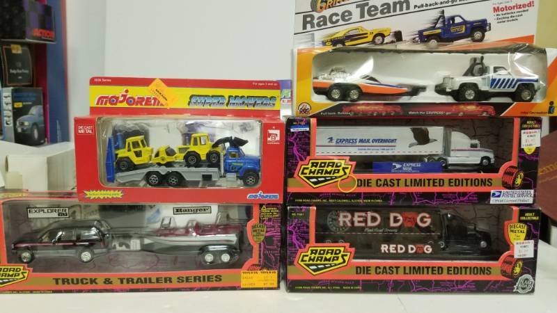lot 1246 image: Major et super movers grippers race team road champs trucks trailers boats limit everything