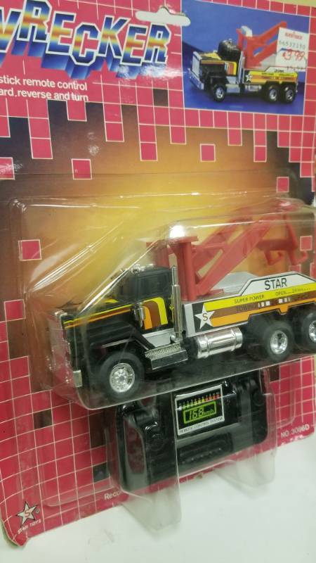 lot 1258 image: star toys battery operated Wrecker remote card folded, new in package,