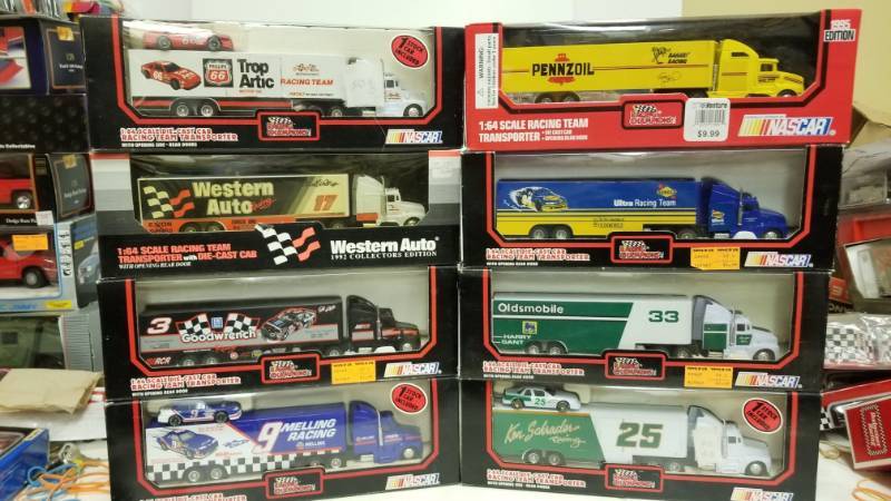 lot 1308 image: 164 racing champions transporters