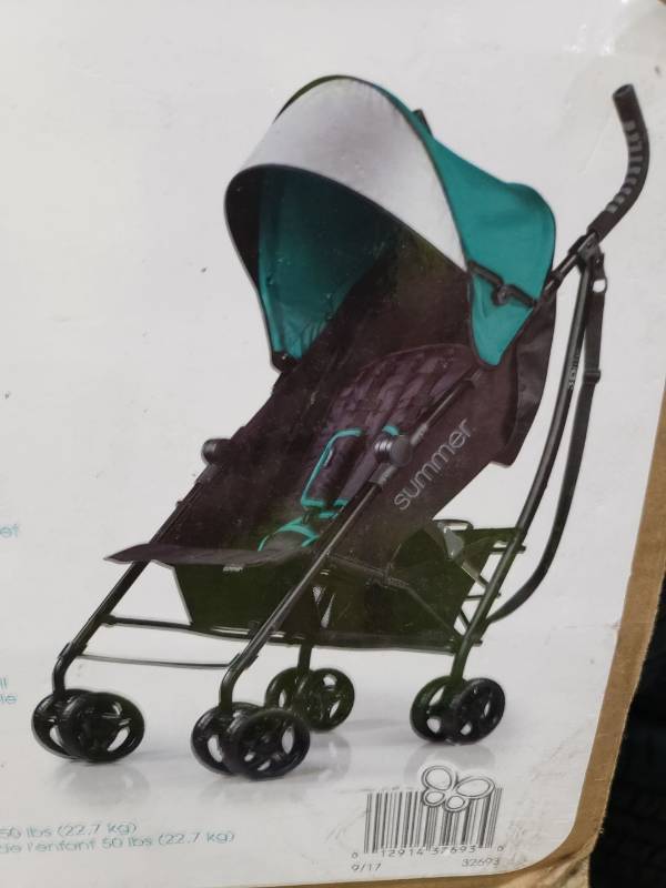 lot 3048 image: Summer Infant 3Dlite Stroller Green