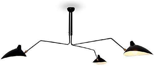 lot 3134 image: L.HPT 356-light Simple Pendant Lights Ceiling Indoor Lighting Vintage Retro Lamp for E27 Bulbs Room Bar Decoration (Bulb Not Included),3light