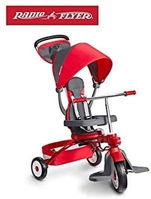 lot 3141 image: Radio Flyer Deluxe EZ Fold 4-in-1 Stroll N Trike&nbsp