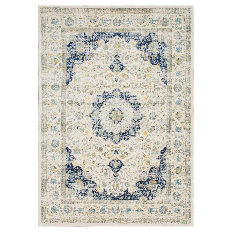lot 3160 image: nuLOOM Persian Verona Distressed Area Rug, 8 x 10, Blue