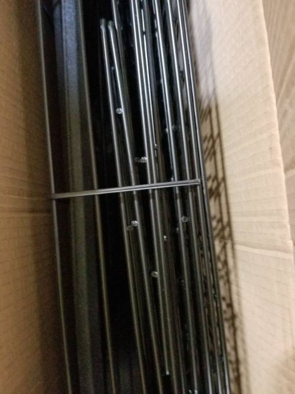 lot 3208 image: AmazonBasics Large 3-Tier Cat Cage Playpen Box Crate Kennel - 36 x 22 x 51 Inches, Black