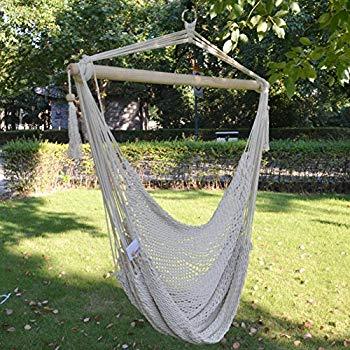 lot 36 image: Plow & Hearth Hanging Rope Hammock Swing
