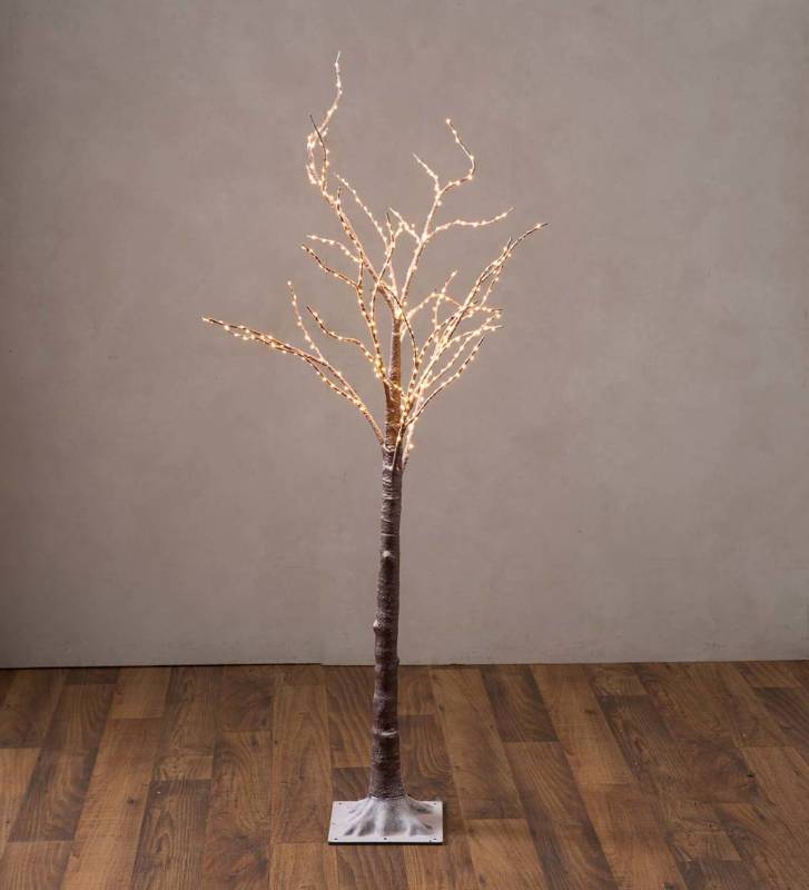 lot 37 image: IndoorOutdoor Illuminated Birch Tree