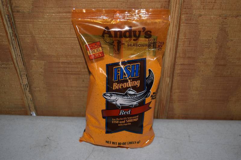 lot 468 image: 12 Packages Andys Fish Breading and Batter