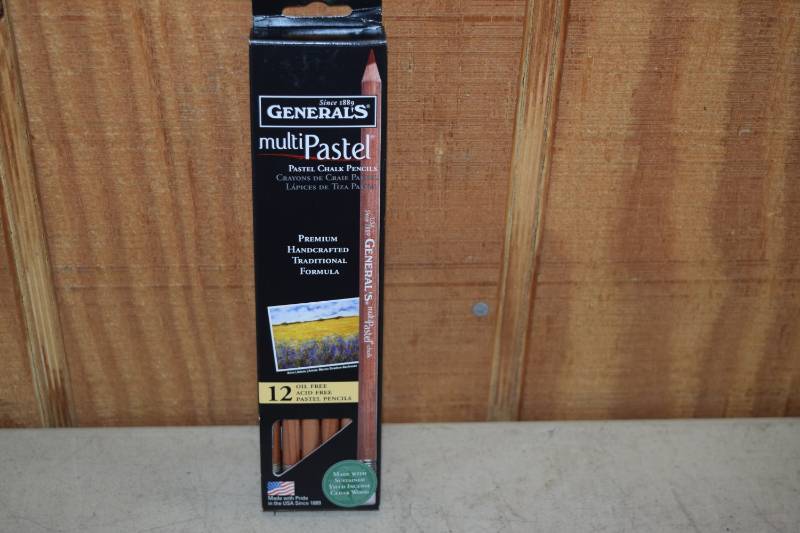 lot 445 image: 12 Count Generals Multi-Pastel Pastel Chalk Pencils