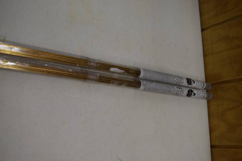 lot 52 image: 2 Pounds Welders Choice Brazing Rod
