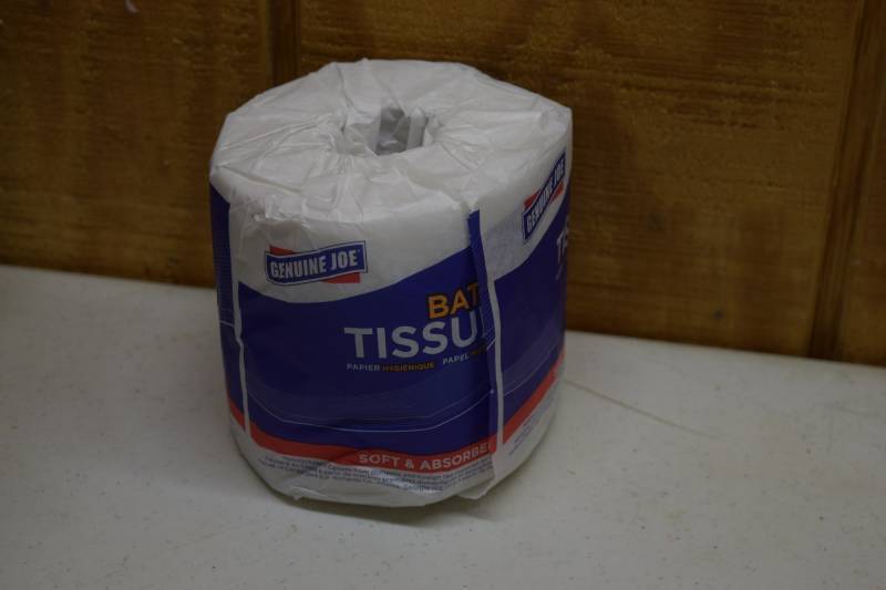 lot 64 image: 56 Rolls Genuine Joe Toilet Paper
