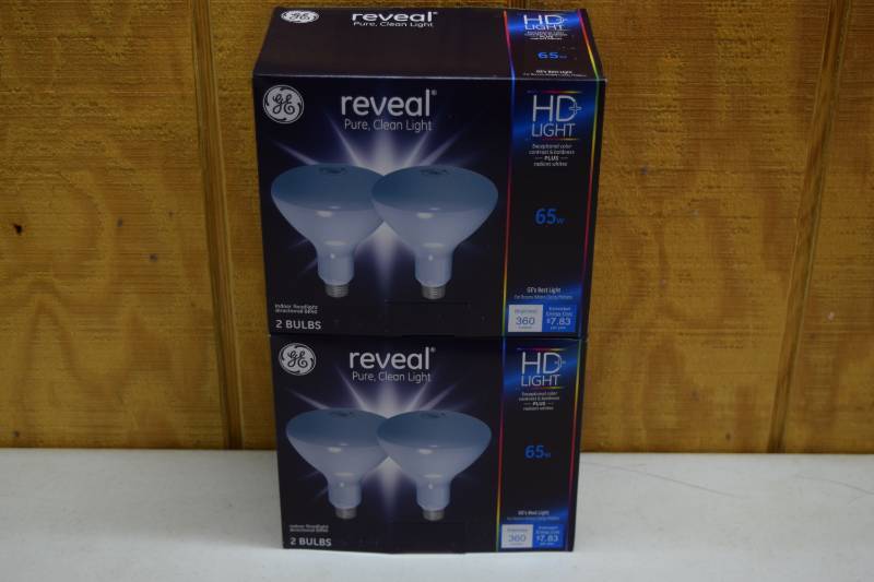lot 122 image: 4 Reveal HDLight Indoor Floodlight Bulbs
