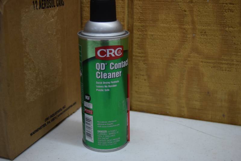lot 150 image: 12 Cans CRC QD Contact Cleaner