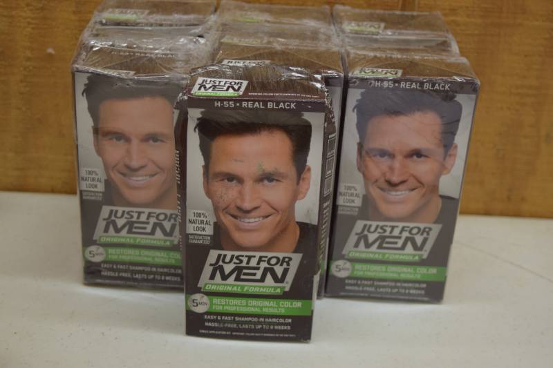 lot 161 image: 10 Boxes Just For Men Hair Color