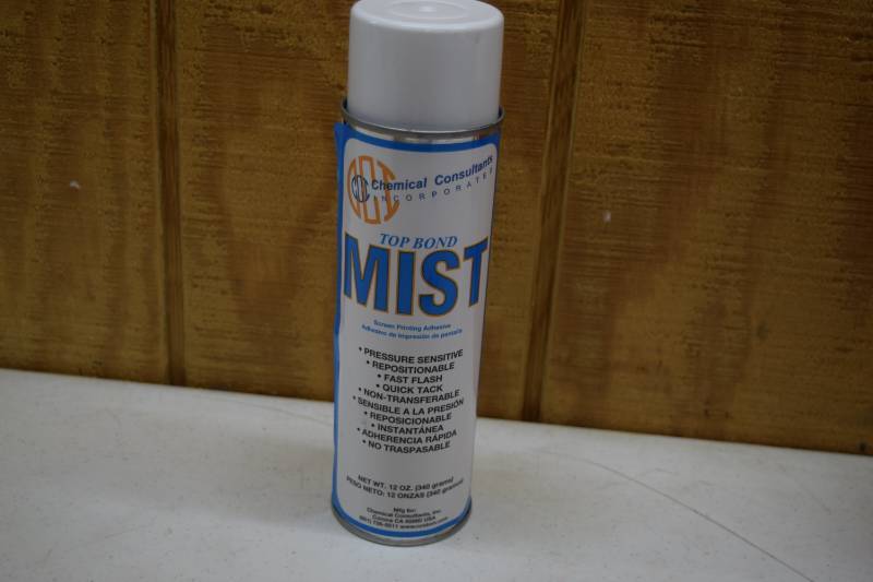 lot 156 image: 12 Cans Top Bond Mist Screen Printing Adhesive