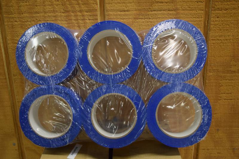 lot 201 image: 24 Rolls Blue Tape