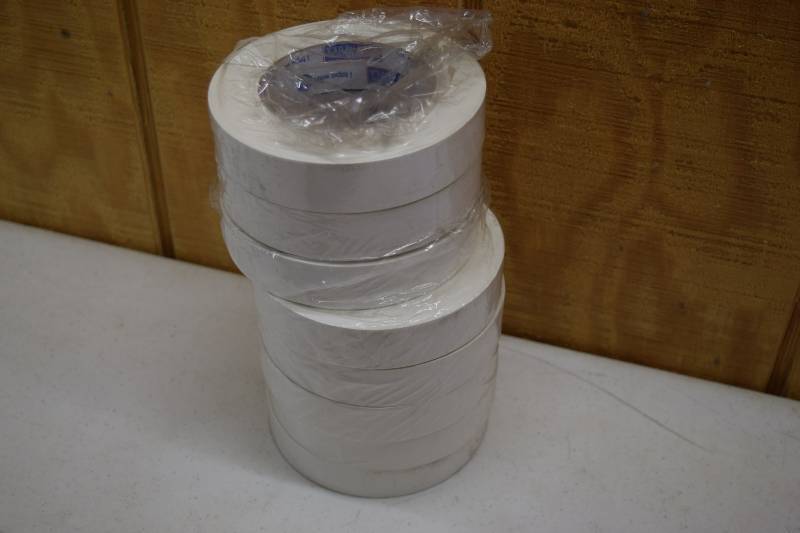 lot 202 image: 41 Rolls Intertape Printable White Tape