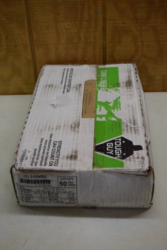 lot 215 image: 50 Tough Guy Trash Bags