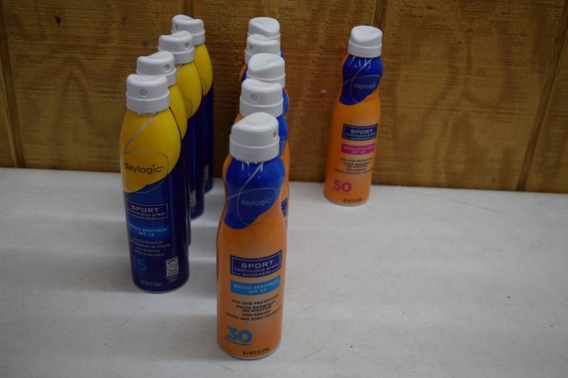 lot 247 image: 10 Cans daylogic Continuous Spray Sunscreen