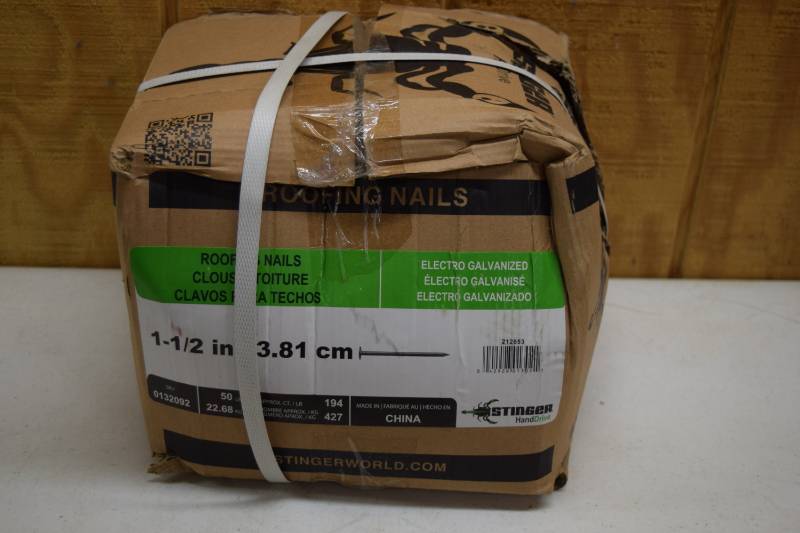 lot 283 image: 50 Pounds Stinger Roofing Nails