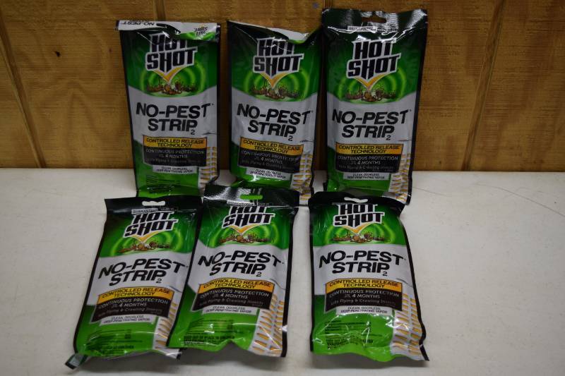lot 297 image: 6 Packages Hot Shot No-Pest Strips