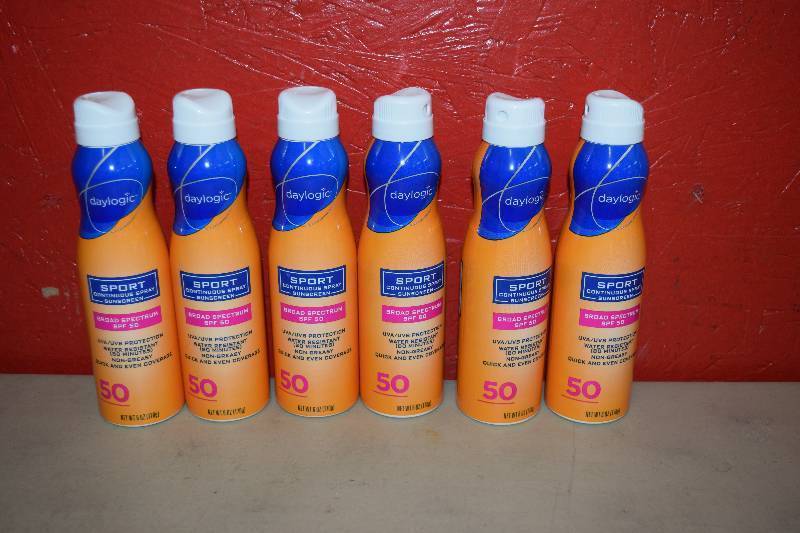 lot 452 image: 6 Cans daylogic Continuous Spray Sunscreen