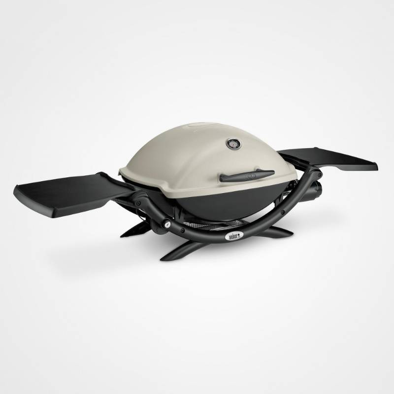 lot 8301 image: Weber Q2200 Titanium Painted Cast Aluminum 12,000-BTU 280-sq in Portable Gas Grill
