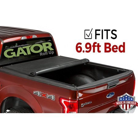 lot 8309 image: Gator Roll Up Tonneau Truck Bed Cover 53309 2017-2018 Ford Super Duty F250 F350 6.9 FT Bed